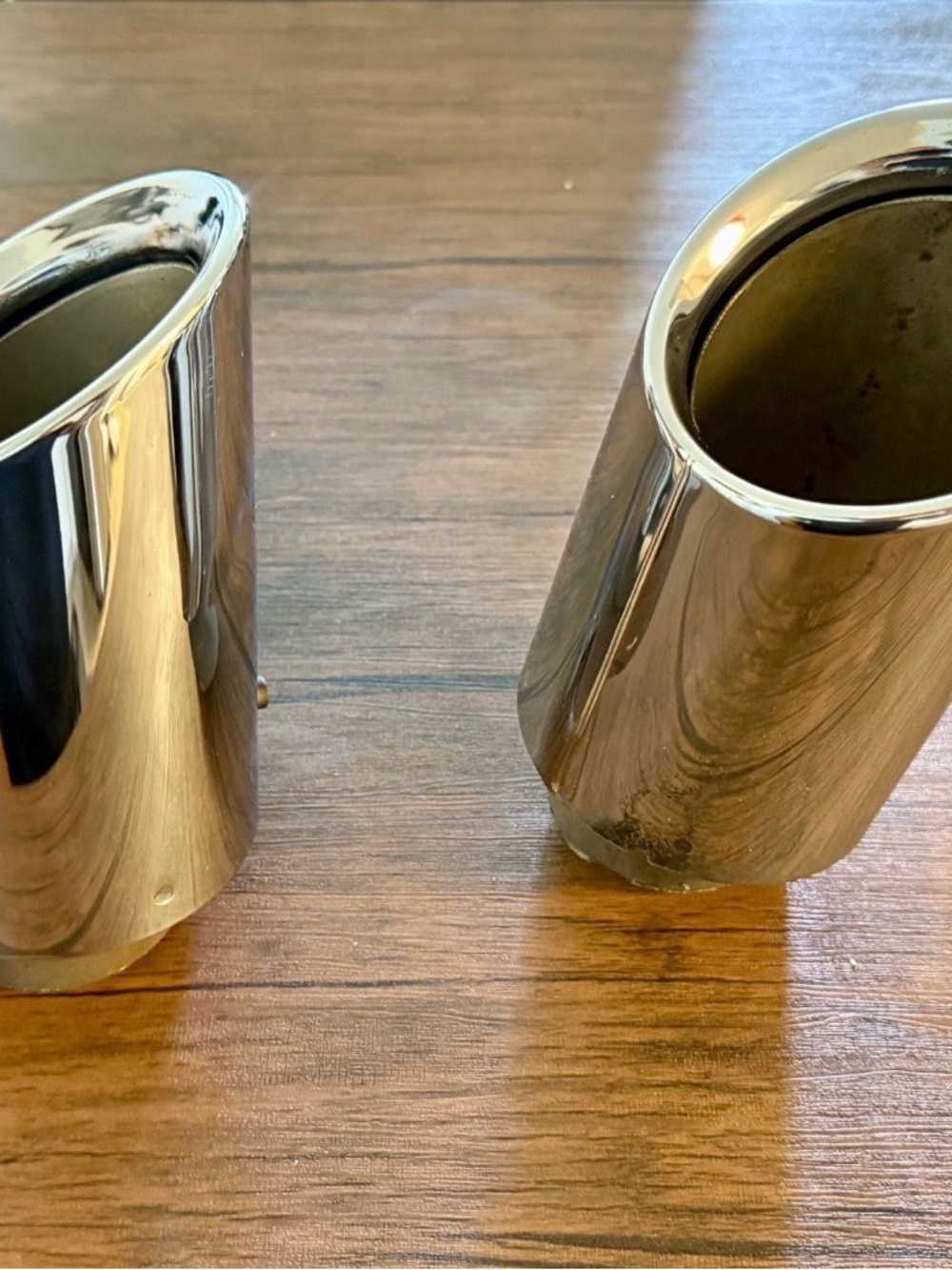 BMW G20 330i Polished Silver exhaust tips OEM